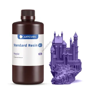 Lila Anycubic Standard V2 UV 405nm Resin, fotopolimer műgyanta 1KG