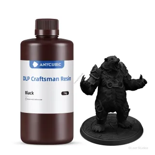 Fekete Anycubic DLP Craftsman UV 405nm Resin, fotopolimer műgyanta 1KG