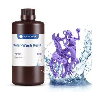 Lila Anycubic Water-Wash Resin+, UV 405nm fotopolimer műgyanta 1KG